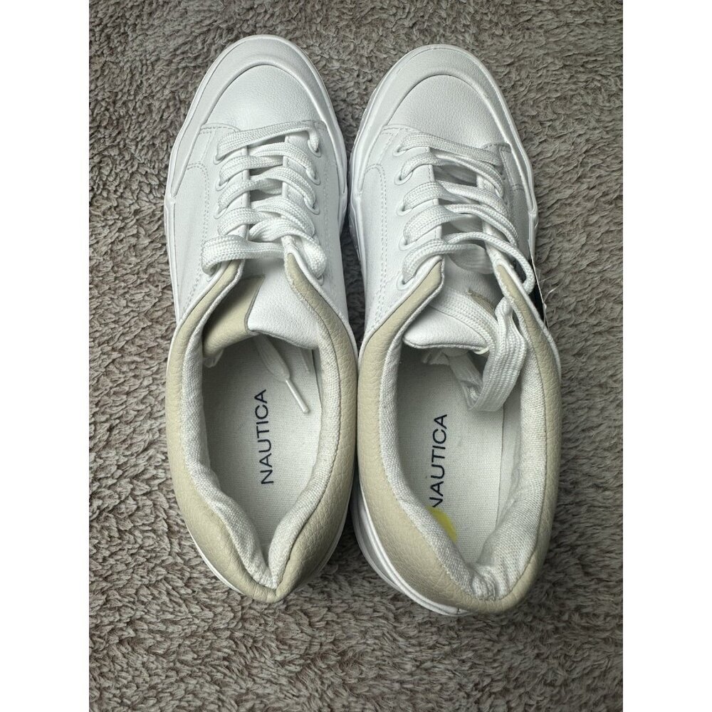 Nautica Lambie Women’s Size 9 White/Bone Sneakers NWT Read Description - Picture 6 of 16